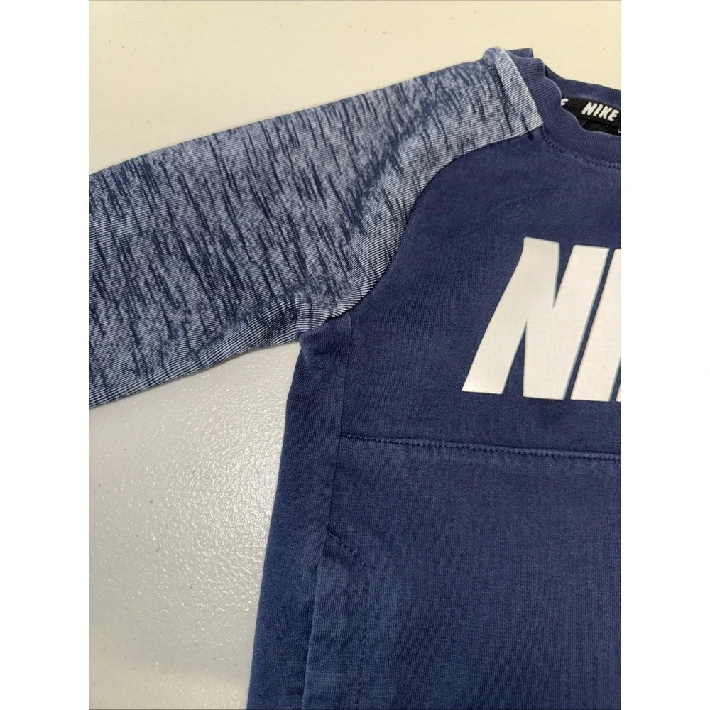 Vintage Boys Nike Blue Tag Sweatshirt‎ Blue 5/S